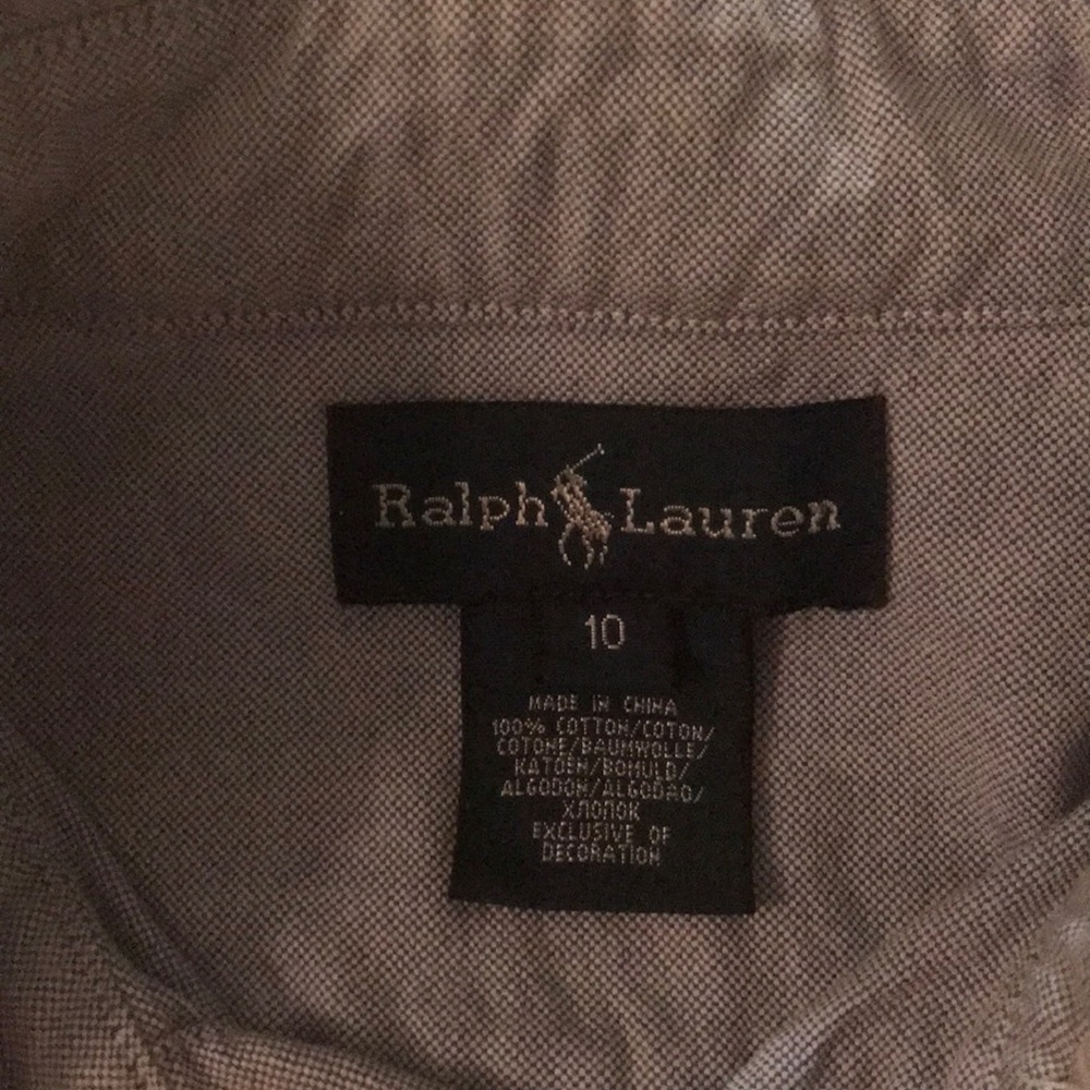 Boys Ralph Lauren Button Up 10 - Picture 2 of 3